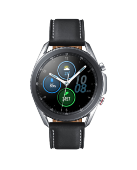 שעון חכם תומך Galaxy Watch 3 45mm eSIM סמסונג SAMSUNG R845 כסוף