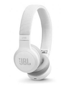 אוזניות אלחוטיות JBL LIVE 400BT - לבן