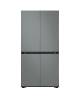 מקרר 4 דלתות בנפח כללי 636 ליטר SAMSUNG Bespoke RF70T9113GR סמסונג זכוכית אפורה