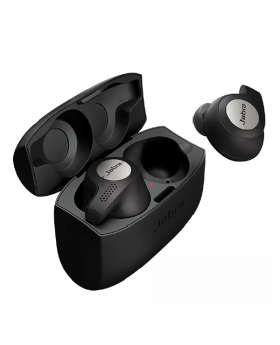 אוזניות ספורט אלחוטיות JABRA ELITE ACTIVE-65T ג'ברה צבע שחור - טיטניום