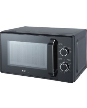 מיקרוגל מכני 20 ליטר שחור SOL סול