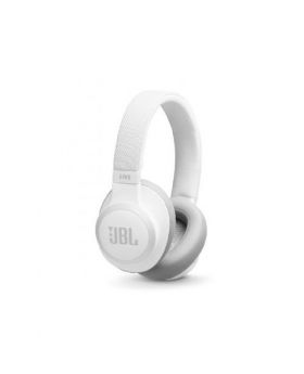 אוזניות קשת אלחוטיות עם מסנן רעשים לבן JBL LIVE 