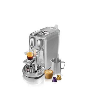 מכונת קפה NESPRESSO קריאטיסטה פלוס בגוון פלדת אל חלד דגם J520