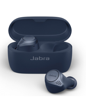 אוזניות ספורט אלחוטיות עם סינון רעשים אקטיבי Elite Active 75t  ג'ברה JABRA כחול