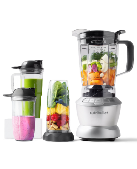 בלנדר NUTRIBULLET COMBO 1600W נוטרי בלנדר קומבו כסוף