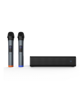 מקרן קול סאונדבר עם מיקרופנים אלחוטיים SING BAR