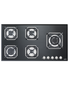 כיריים גז 90 ס"מ Lofra HGN950 זכוכית שחורה