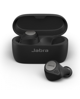 אוזניות ספורט אלחוטיות עם סינון רעשים אקטיבי Elite Active 75t  ג'ברה JABRA שחור