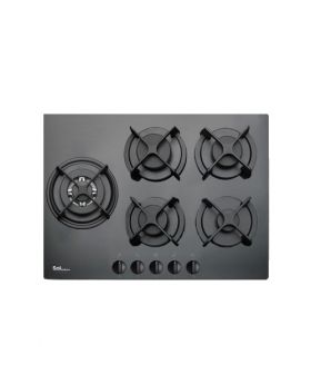 כיריים גז SOL סול שחור עם להבת טורבו