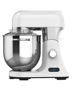 מיקסר דיגיטלי עם קערת נירוסטה בנפח 6.7 ליטר KM819W סאוטר SAUTER לבן