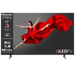 טלוויזיה "43 QLED SMART 4K דגם 43E79KQ הייסנס HISENSE