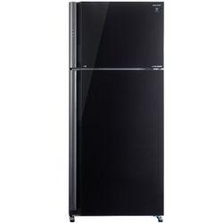 מקרר 588 ליטר מקפיא עליון דגם SHARP SJ-5778BK שארפ זכוכית שחורה