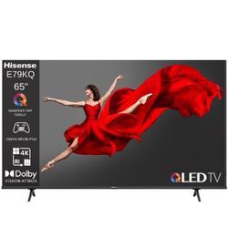 טלוויזיה חכמה "65 QLED 4K Smart TV דגם Hisense 65E79KQ הייסנס