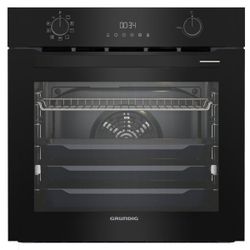 תנור בנוי פירוליטי 71 ליטר דגם GRUNDIG GEBM12304BMPIL גרונדיג שחור
