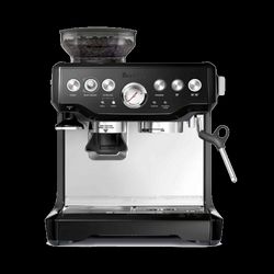 מכונת אספרסו ומטחנת פולי קפה דגם BES875 ברוויל Breville שחור