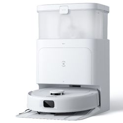 שואב רובוטי שוטף עם תחנת עגינה דגם ECOVACS DEEBOT N30 PRO OMNI אקווקס לבן