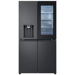 מקרר 4 דלתות נפח כולל 638 ליטר דגם LG GR-730BINS נירוסטה מושחרת