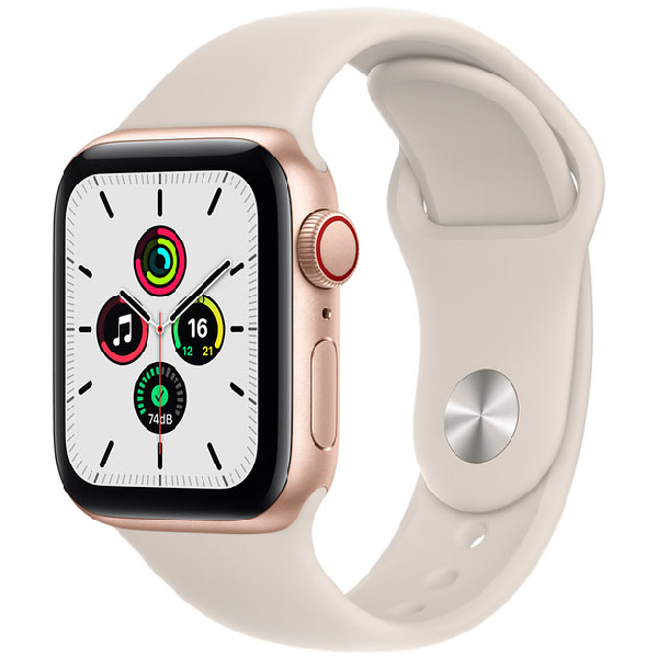 שעון חכם Apple Watch SE + Cellular 40mm , Aluminium Case with Starlight  Sport Band ,APPLE במחיר משתלם - א.ל.מ