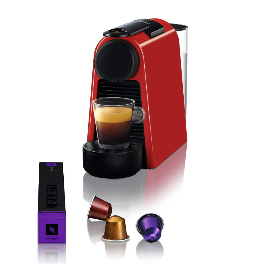 מכונת קפה נספרסו NESPRESSO  אסנזה מיני בצבע אדום דגם D30