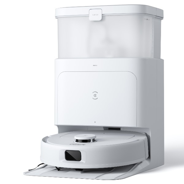 שואב רובוטי שוטף עם תחנת עגינה דגם ECOVACS DEEBOT N30 PRO OMNI אקווקס לבן