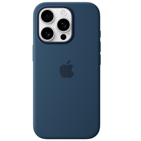 כיסוי סיליקון Apple iPhone 16 Pro Silicone Case with MagSafe אפל צבע Denim
