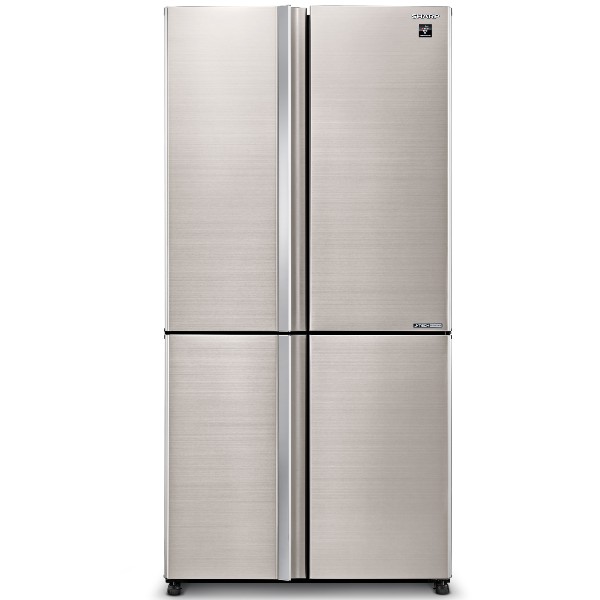 מקרר 4 דלתות מקפיא תחתון 608 ליטר דגם SHARP SJ-9170-SL שארפ
