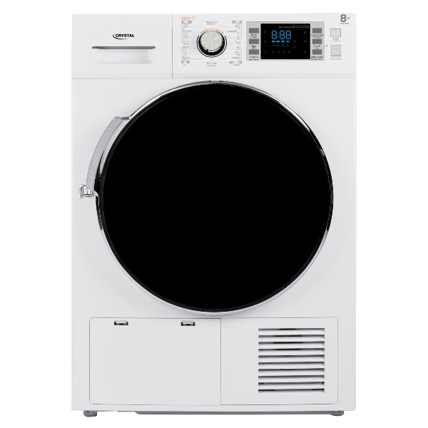 מייבש כביסה קונדנסור 8 ק&quot;ג דגם DR2780B קריסטל CRYSTAL