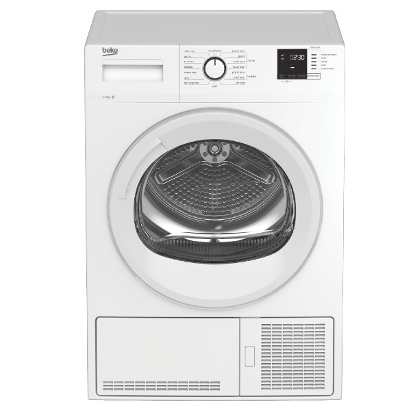 מייבש כביסה 8 ק&quot;ג קונדנסור דגם DU8112TX0W בקו BEKO