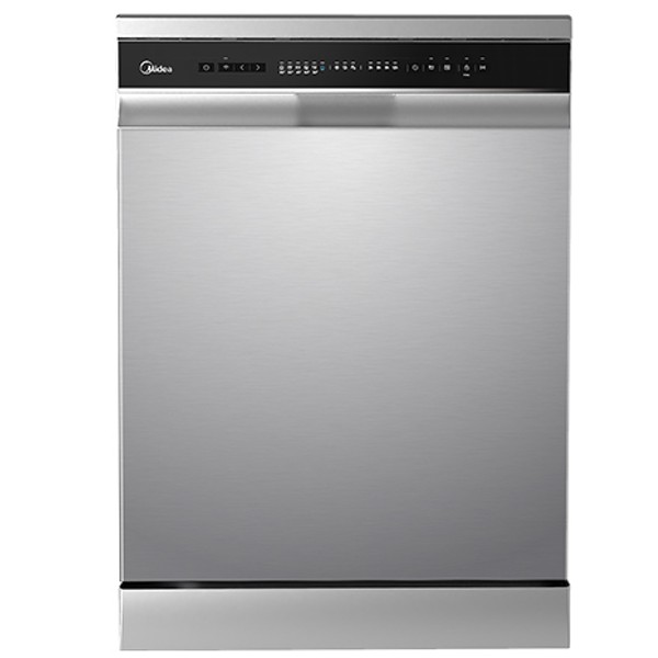 מדיח כלים רחב 14 מערכות כלים דגם Midea WQP14-W7633C-S מידאה כסוף