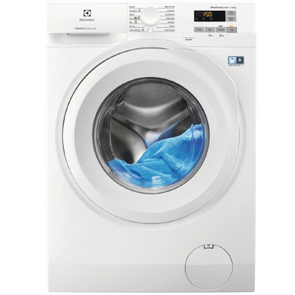 מכונת כביסה 8 ק&quot;ג פתח קדמי דגם Electrolux EA6F5824CXM אלקטרולוקס