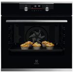 תנור פירוליטי רב תכליתי 72 ליטר דגם Electrolux EOP5322X אלקטרולוקס זכוכית שחורה בשילוב נירוסטה