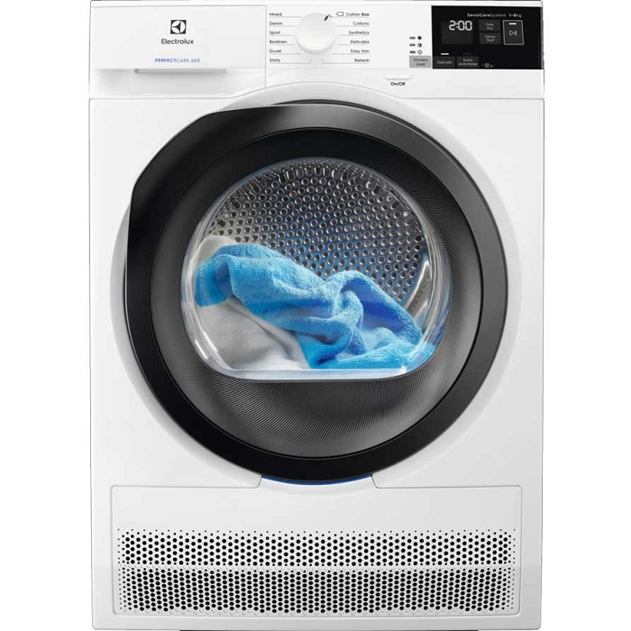 מייבש כביסה 8 ק&quot;ג דגם Electrolux EW6C4853 אלקטרולוקס לבן