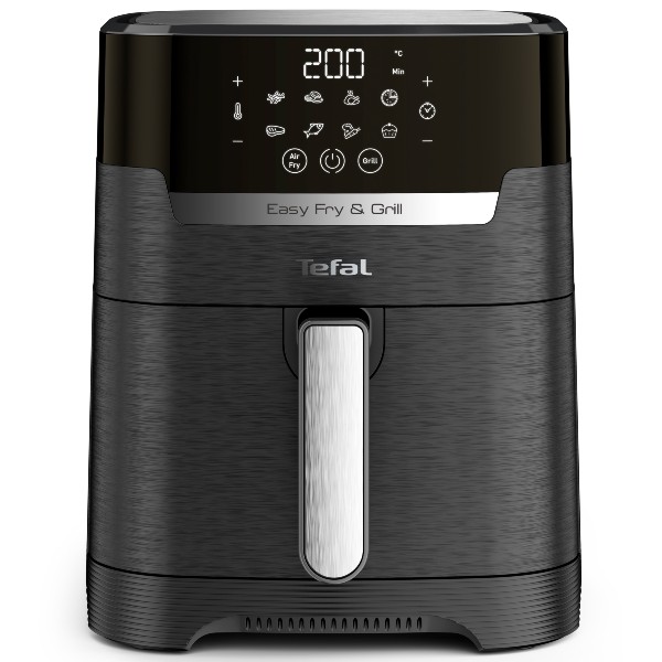 סיר טיגון בריא 2 ב- 1 עם גריל דגם TEFAL EY505827 טפאל שחור