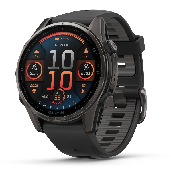 שעון ספורט חכם Fenix 8 AMOLED גרמין GARMIN טיטניום שחור