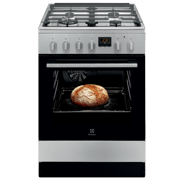 תנור אפייה משולב כיריים גז Electrolux LKK620200X אלקטרולוקס נירוסטה