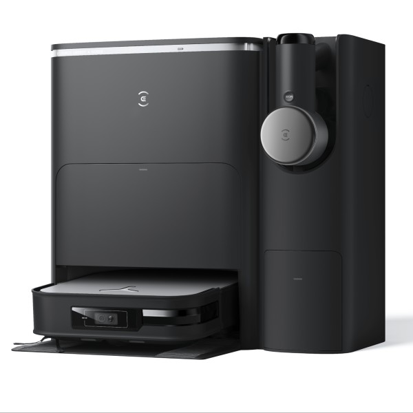 שואב רובוטי ושואב ידני ECOVACS DEEBOT X2 COMBO שחור