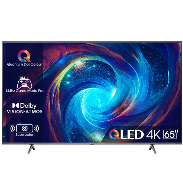 טלוויזיה חכמה &quot;65 PRO QLED TV 4K דגם HISENSE 65E7KQ PRO הייסנס