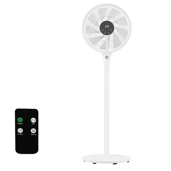 מאוורר עומד &quot;16 דגם WESTINGHOUSE DC FLOW ווסטינגהאוס צבע לבן