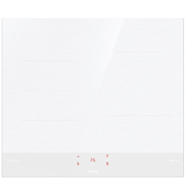 כיריים אינדוקציה 60 ס&quot;מ דגם Gorenje GI6421SYW גורניה זכוכית לבנה