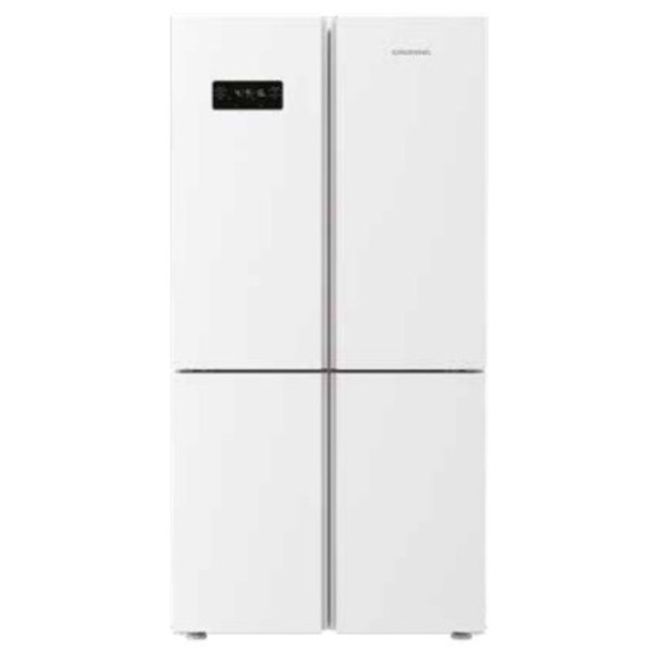 מקרר 4 דלתות 572 ליטר דגם GQN1622GW גרונדיג GRUNDIG זכוכית לבנה