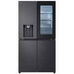 מקרר 4 דלתות נפח כולל 638 ליטר דגם LG GR-730BINS נירוסטה מושחרת