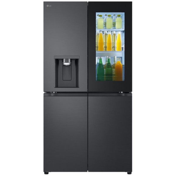 מקרר 4 דלתות 847 ליטר דגם LG GR-930BINS נירוסטה מושחרת