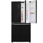 מקרר 4 דלתות נפח 530 ליטר דגם LG GR-B608BEDID זכוכית שחורה
