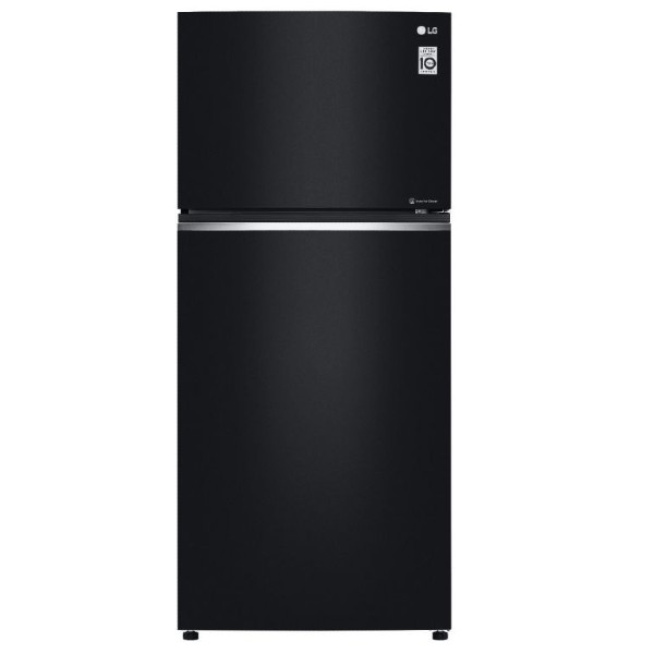 מקרר מקפיא עליון 506 ליטר דגם  GR-M6781BU LG זכוכית שחורה