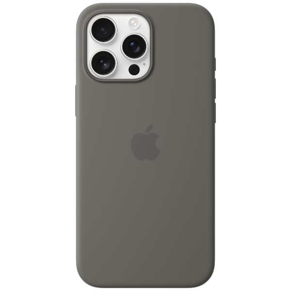 כיסוי סיליקון Apple iPhone 16 Pro Max Silicone Case with MagSafe אפל צבע אפור