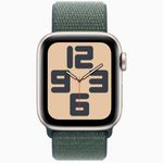 שעון חכם 40 מ"מ Apple Watch SE GPS + Cellular Starlight Aluminium Case with Lake Green Sport Loop אפל