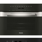 תנור בנוי משולב מיקרוגל 43 ליטר דגם H7240 BM CLST מילה Miele שחור נירוסטה