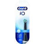 ראש למברשת חשמלית iO (4 יח') Oral-B אורל בי שחור