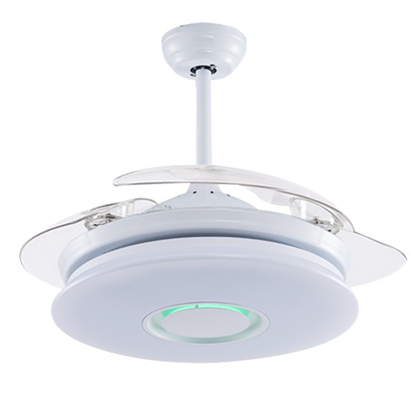 מאוורר תקרה חכם &quot;42 עם רמקול בלוטוס ותאורת LED דגם Homex HF-42 הומקס