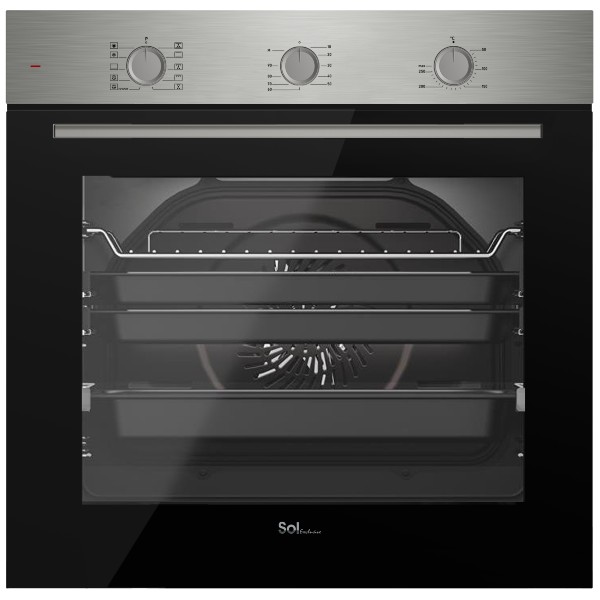 תנור בנוי מכאני דגם DIAMOND AIR FRY HO-1705 סול SOL נירוסטה